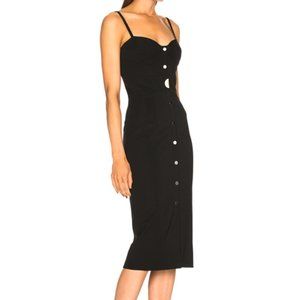 Cushnie Ellis Black Midi Dress